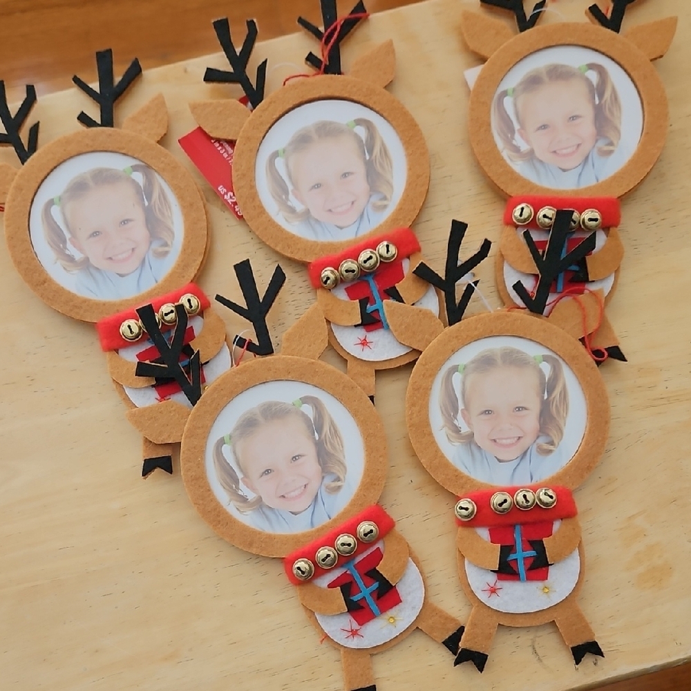 Studio Decor Reindeer Inser Photo Onament - Picture 12 of 13